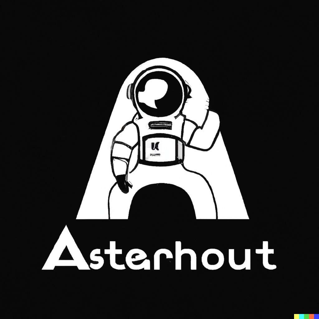 an astronaut, brand mark